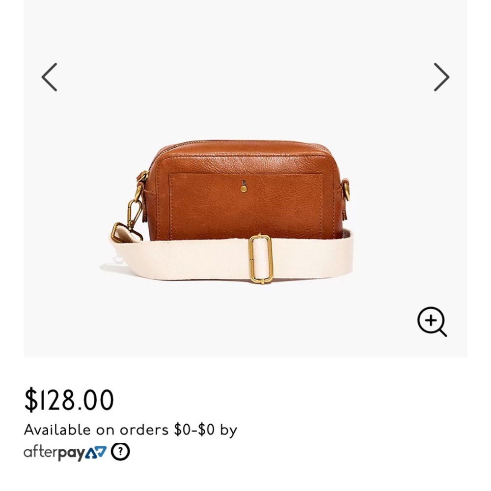 Madewell transport camera bag